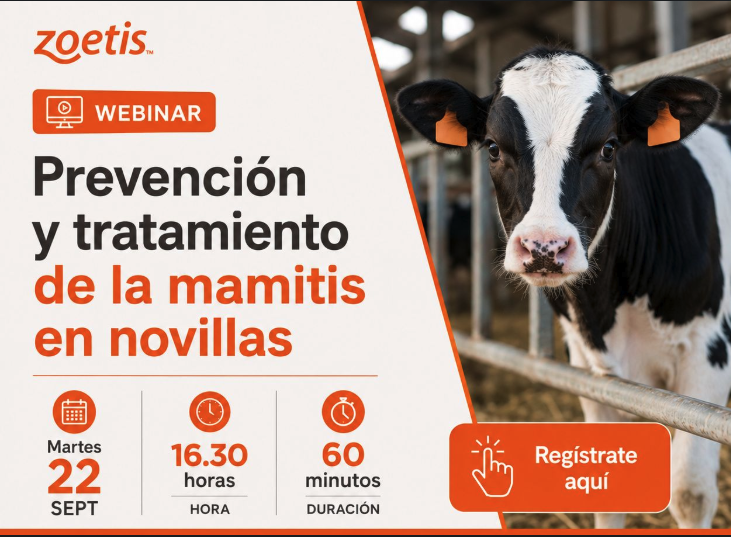 WEBINAR | Prevención y tratamiento de la mamitis en novillas
